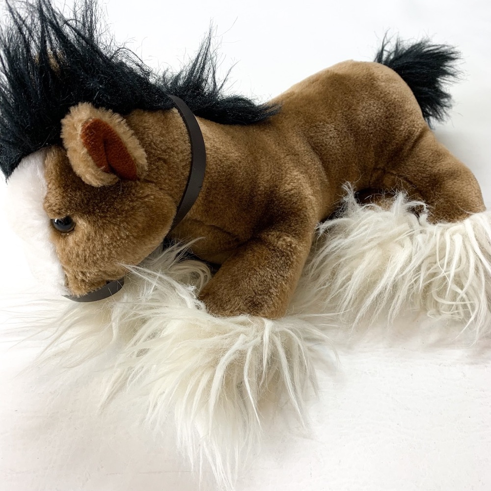 Busch Gardens Clydesdale Pony Horse Plush, Sitting Seated